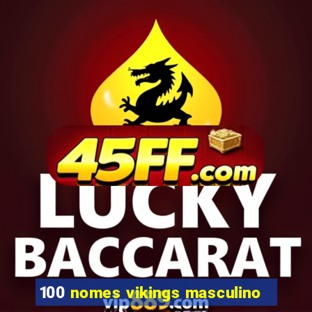 100 nomes vikings masculino